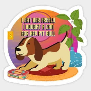 Dog Haiku Poetry Sticker